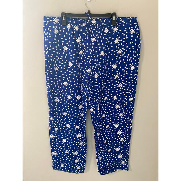 New Hanna Andersson Christmas Holiday Flannel Pajama Pants Size XL - Picture 1 of 3